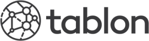 Tablon logo with network design