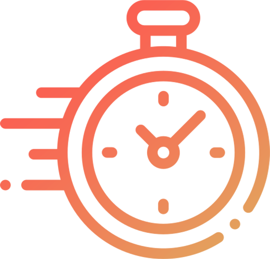 Illustration of a stopwatch symbolizing quick business setup in UAE.
