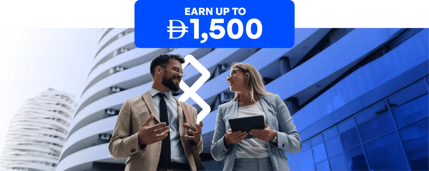 Refer and earn AED 1500